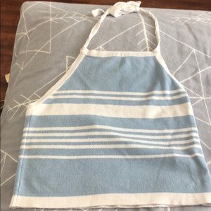 Knit halter top